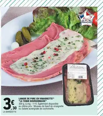E.Leclerc Langue de porc en vinaigrette offre