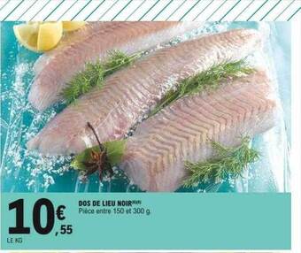 E.Leclerc Dos de lieu noir offre