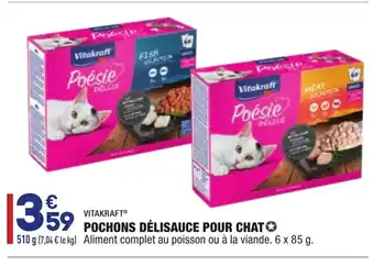 ALDI Pochons Délisauce Pour Chat offre