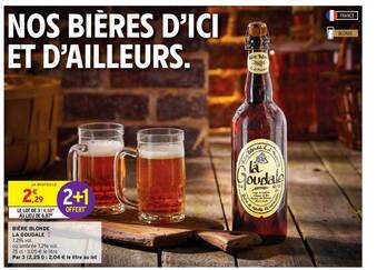 Intermarché Bière Blonde La Goudale offre
