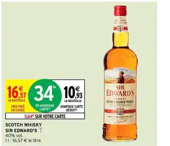 Scotch Whisky Sir Edward's