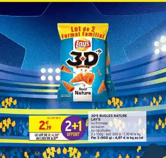 Intermarché 3d's Bugles Nature Lay's offre