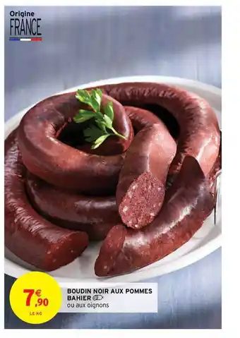 Intermarché Boudin Noir Aux Pommes Bahier offre