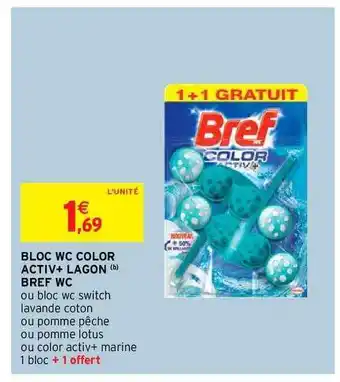 Bloc Wc Color Activ+ Lagon Bref Wc