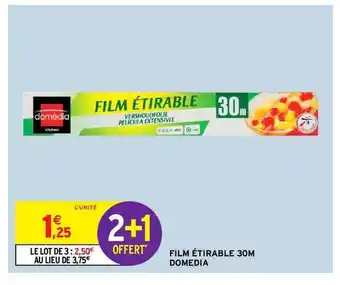 Intermarché Film étirable 30m Domedia offre