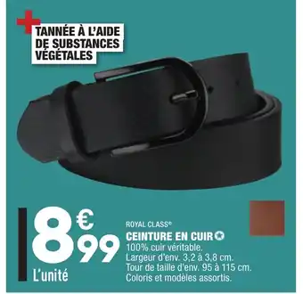 ALDI Ceinture en Cuir offre