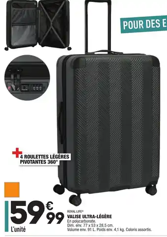 ALDI Valise Ultra-Légère offre