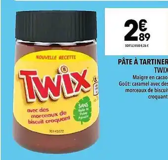 Supeco Pâte à tartiner twix offre