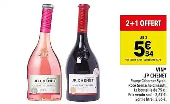 Supeco Vin jp chenet offre