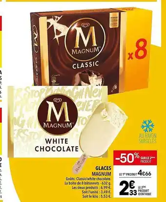 Supeco Glaces magnum offre