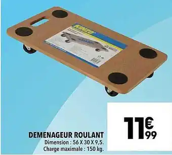 Déménageur roulant