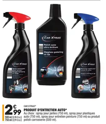 ALDI Produit D'Entretien Auto offre