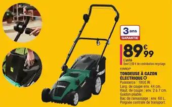 ALDI Tondeuse À Gazon Électrique offre