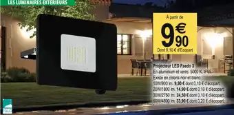 Tridôme Projecteur LED faedo 3 offre