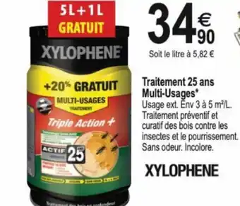 XYLOPHENE traitement 25 ans multi-usages