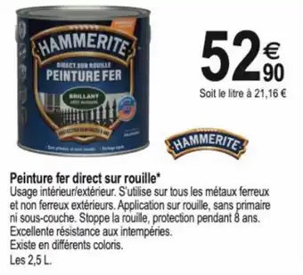 Tridôme Peinture fer direct sur rouille offre