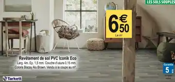 Tridôme Revêtement de sol PVC iconik eco offre