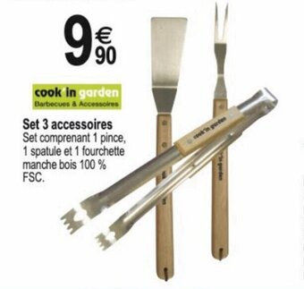 Tridôme Set 3 accessoires offre