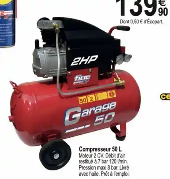 Tridôme Compresseur 50 L offre
