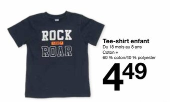 Zeeman Tee-shirt enfant offre