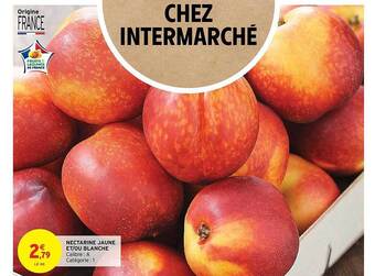 Intermarché Express Nectarine jaune et-ou blanche offre