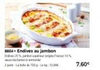 Thiriet Endives au jambon offre