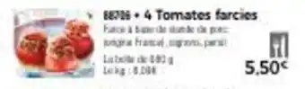 Thiriet 4 tomates farcies offre
