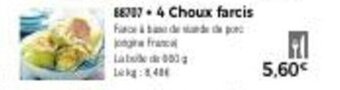 Thiriet 4 choux farcis offre