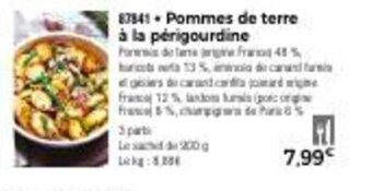 Thiriet Pommes de terre à la périgourdine offre