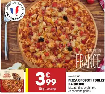 ALDI Pizza Crousti Poulet Barbecue offre