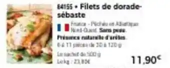 Thiriet Filets de dorade-sébaste offre