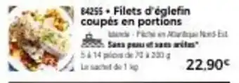 Thiriet Filets d'églefin coupés en portions offre