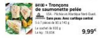Thiriet Tronçons de saumonette pelée offre