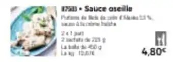 Thiriet Sauce oseille offre