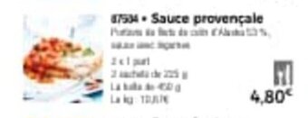 Thiriet Sauce provençale offre