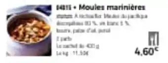 Thiriet Moules marinières offre