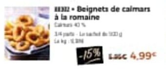 Thiriet Beignets de calmars à la romaine offre