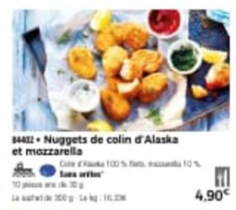 Thiriet Nuggets de colin d'alaska et mozzarella offre