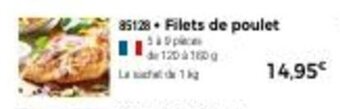 Thiriet Filets de poulet offre