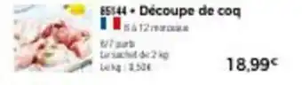 Découpé de coq