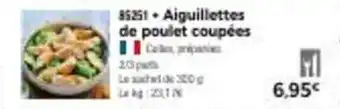 Thiriet Aiguillettes de poulet coupées offre