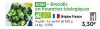 Thiriet Brocolis en fleurettes biologiques offre