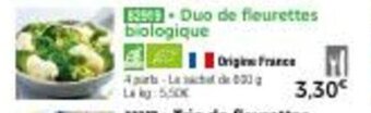 Thiriet Duo de fleurettes biologique offre