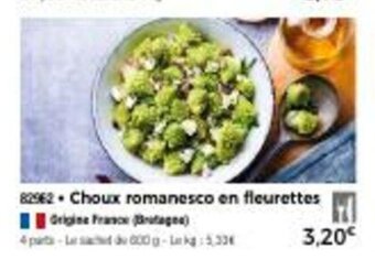 Thiriet Choux romanesco en fleurettes offre