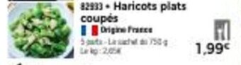 Thiriet Haricots plats coupés offre