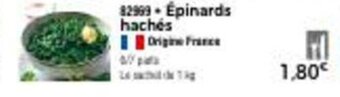Thiriet Épinards hachés offre