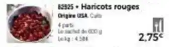 Thiriet Haricots rouges offre