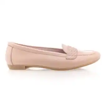Mocassins / chaussures bateau femme rose