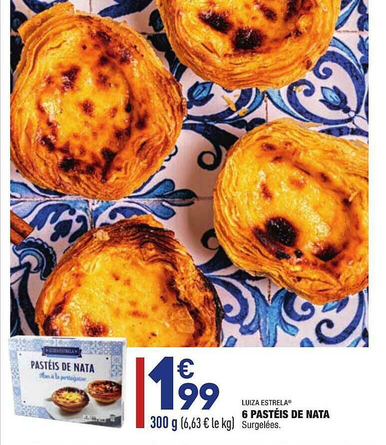 Promo 6 Pastéis De Nata Luiza Estrela chez ALDI