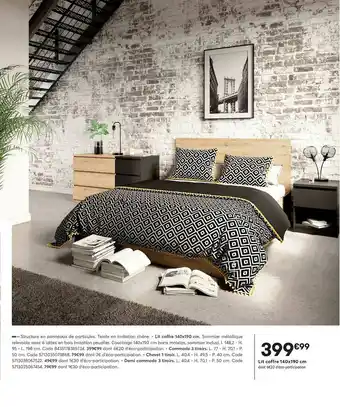 BUT Lit Coffre 140 X 190 Cm offre